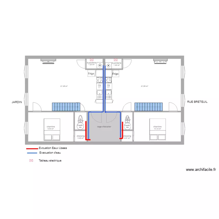 189 breteuil 3eme FlORENT. Plan de 