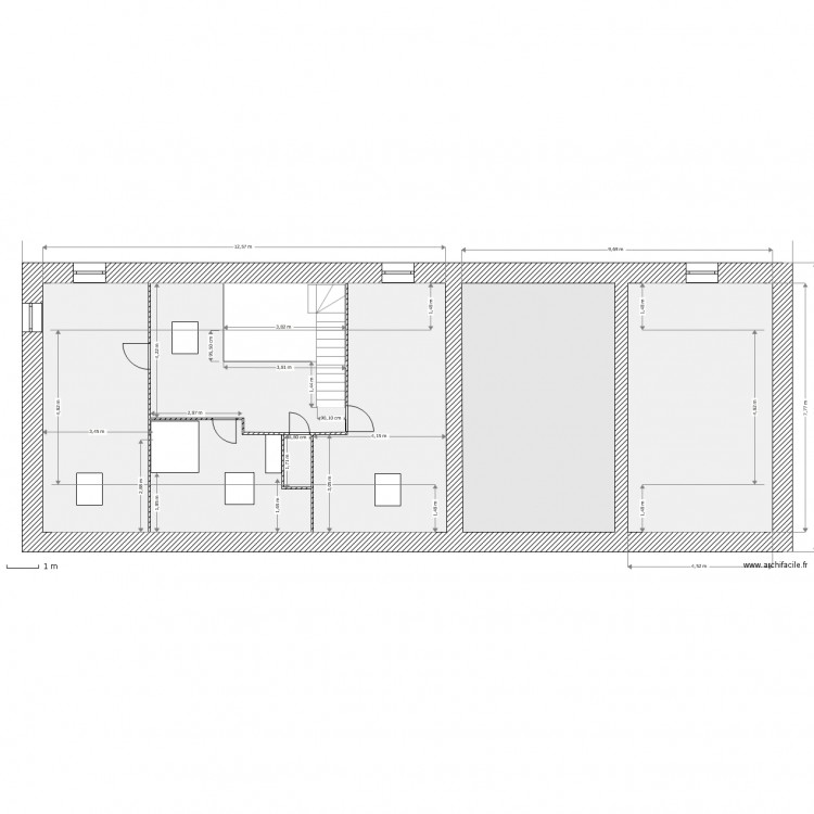 etage sanitaire. Plan de 0 pièce et 0 m2