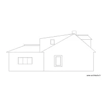 Projet Fa&ccedil;ade Ouest Maison La Croixille