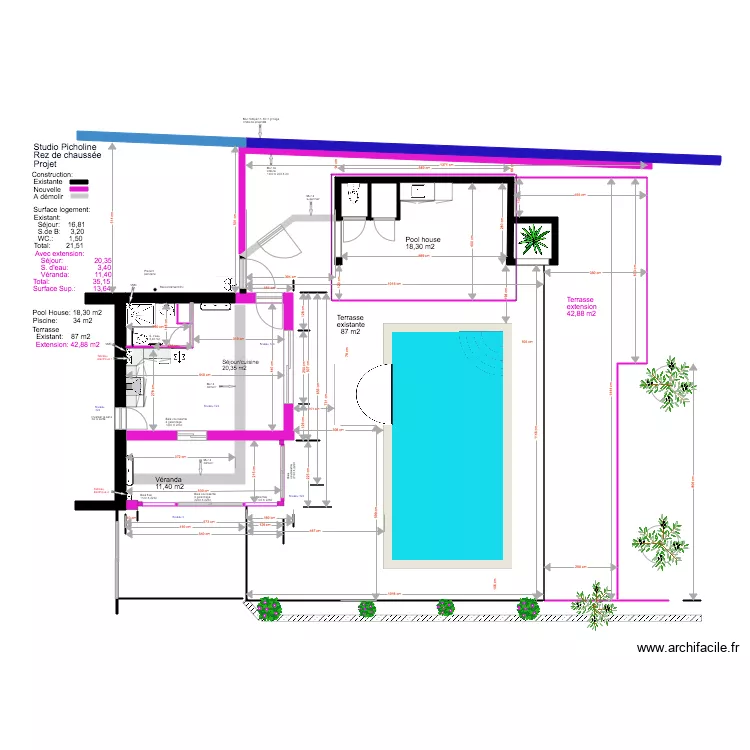 Studio Picholine Projet  04 18 STA PC 2. Plan de 