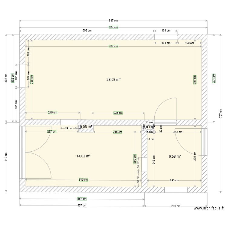 Sous sol. Plan de 0 pièce et 0 m2