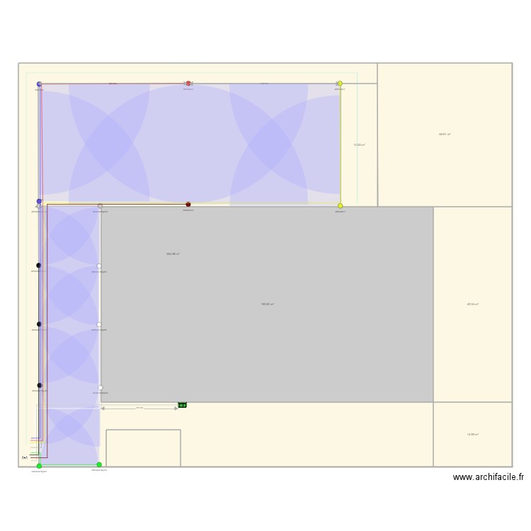 jardin . Plan de 0 pièce et 0 m2