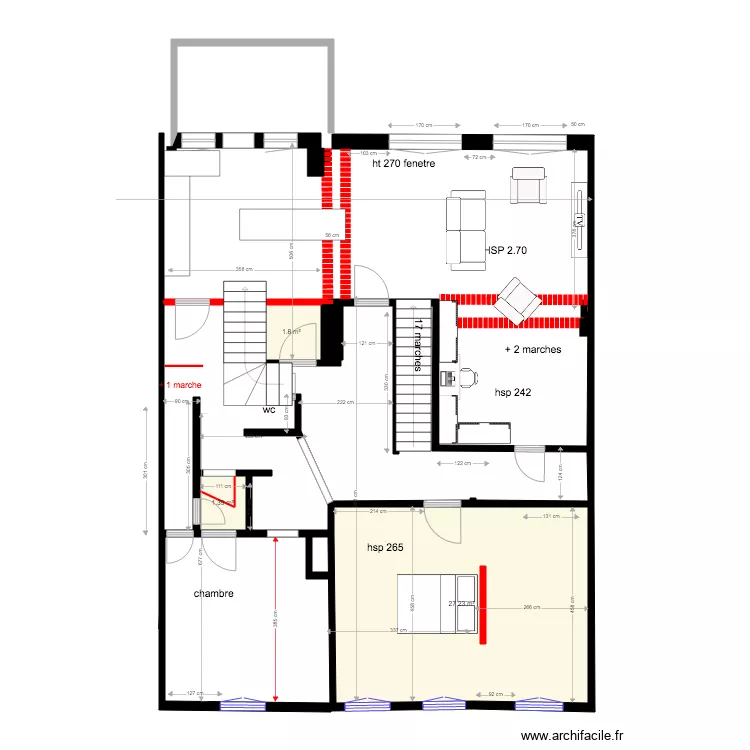 HOERNER HOMBOURG ETAGE 1 REVU . Plan de 