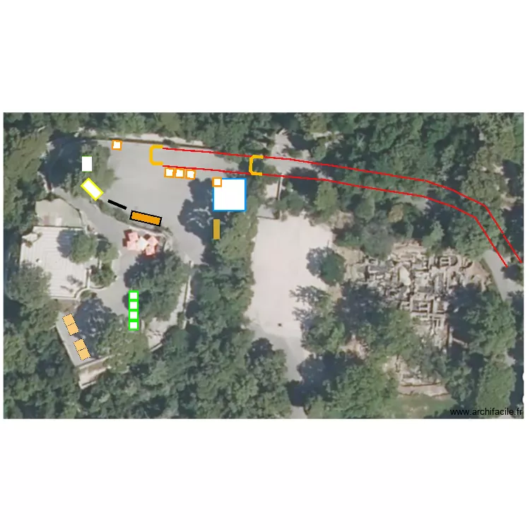 HR23 ALP Nice - Village + finish &eacute;tape 7 bis. Plan de 