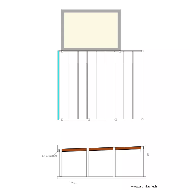 solivage carport. Plan de 
