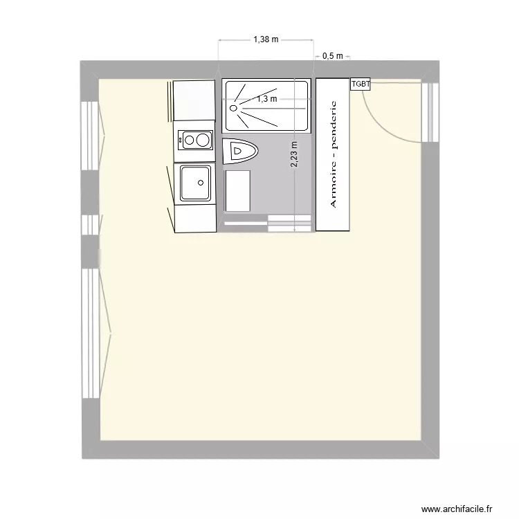 Panoyaux_B. Plan de 2 et 24 m² Panoyaux_B. Plan de 2 et 24 m²