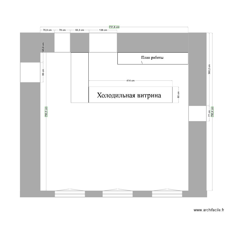 Столовая №1. Plan de 0 pièce et 0 m2