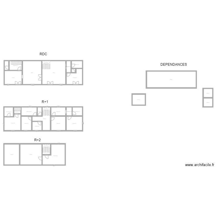 350601248. Plan de 30 pièces et 332 m2