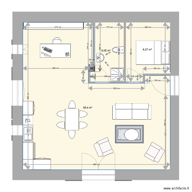 COMBLE version finale. Plan de 0 pièce et 0 m2