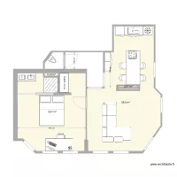 Appart 1er Soignies meubl&eacute;