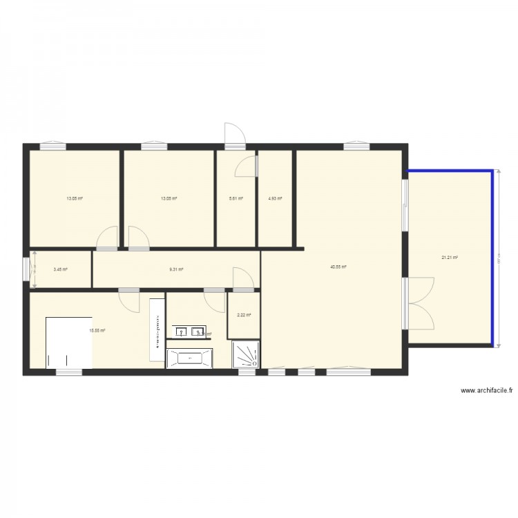 maison v5. Plan de 0 pièce et 0 m2