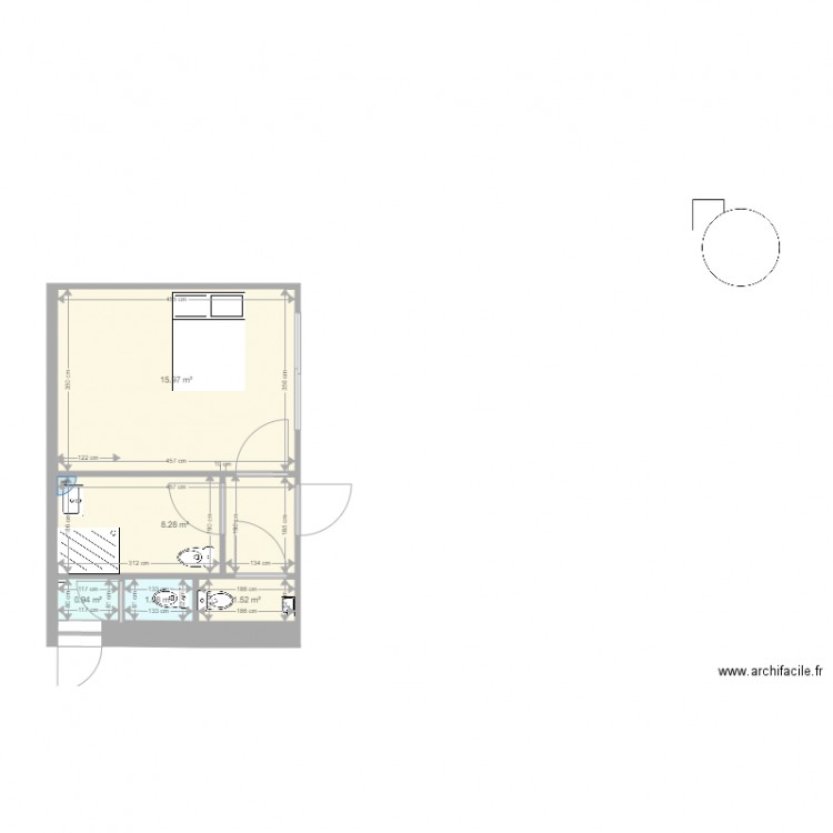 chambre maman. Plan de 0 pièce et 0 m2