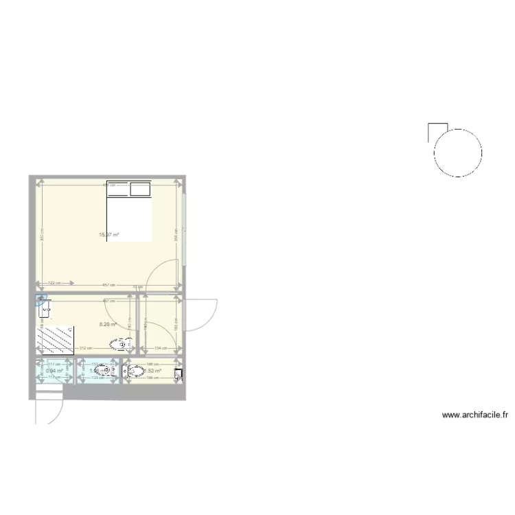 chambre maman. Plan de 