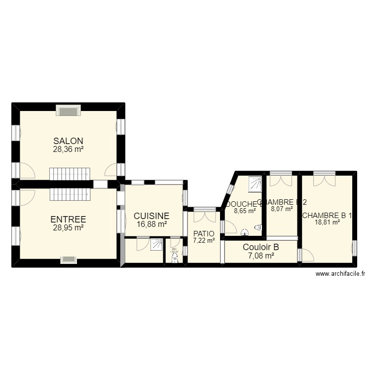 Béninze ini. Plan de 0 pièce et 0 m2