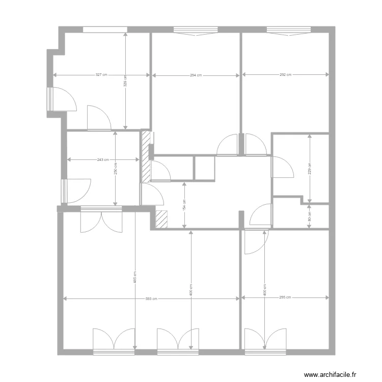 Trollé EXISTANT 9 juin. Plan de Trollé EXISTANT 9 juin. Plan de