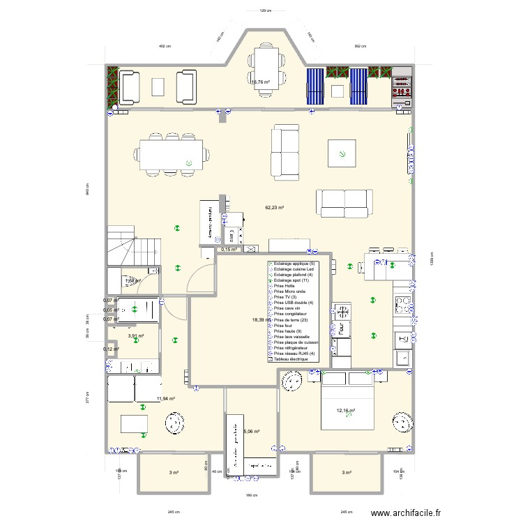 Pornichet De Gaulle RDC contraintesV1. Plan de 0 pièce et 0 m2
