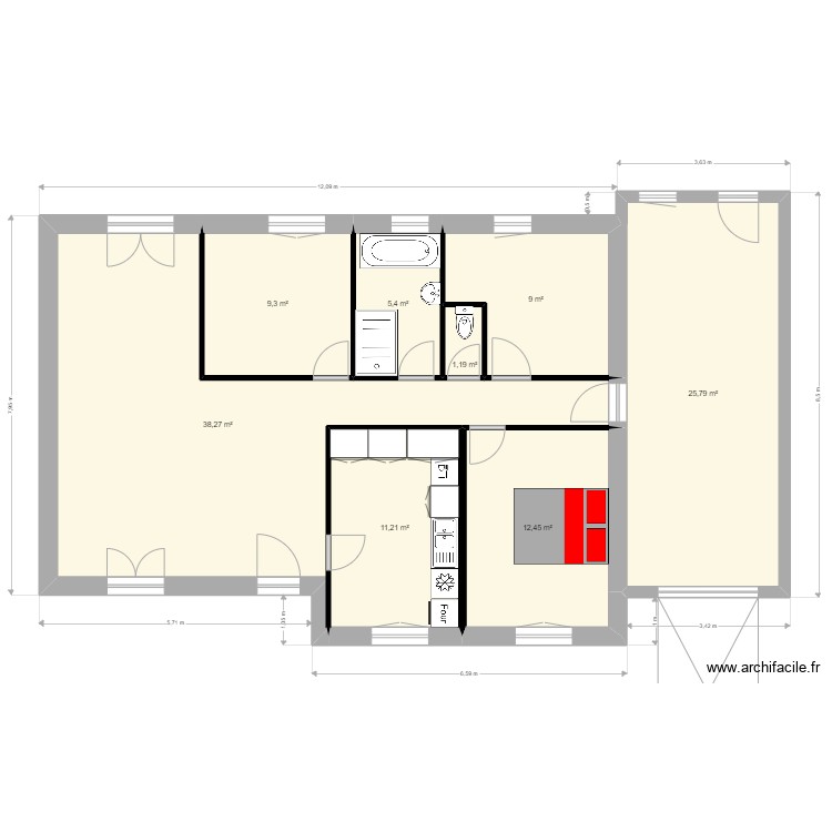 Maison M&sup2; ok !!!!!!!. Plan de 0 pièce et 0 m2