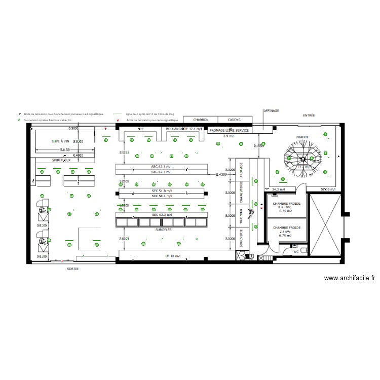 Aldeia Aroiera Spots GU10. Plan de 0 pièce et 0 m2