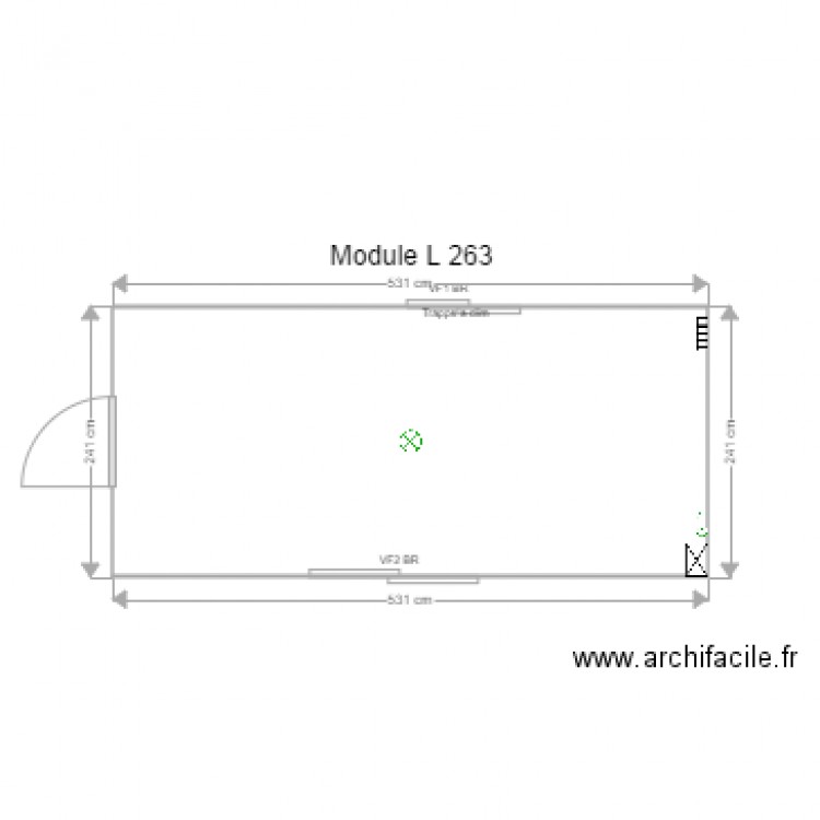 Module L 263. Plan de 0 pièce et 0 m2