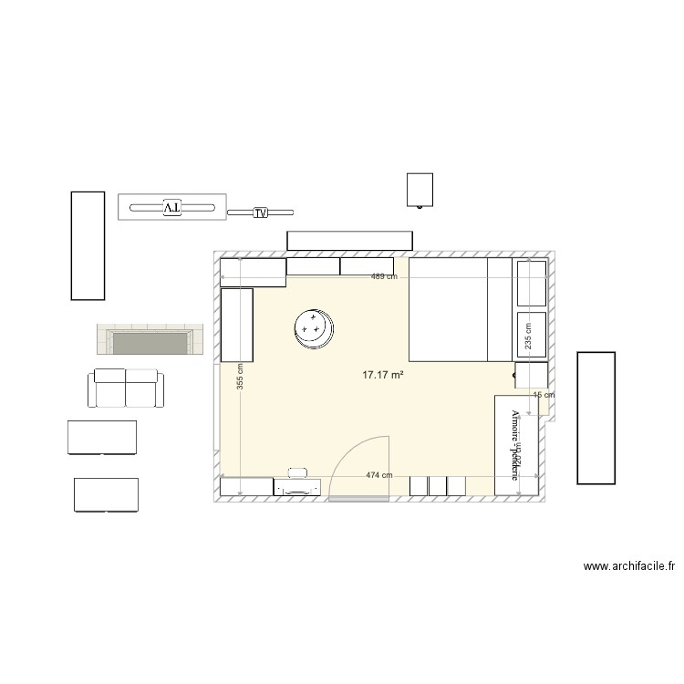 Camille Chambre. Plan de 0 pièce et 0 m2