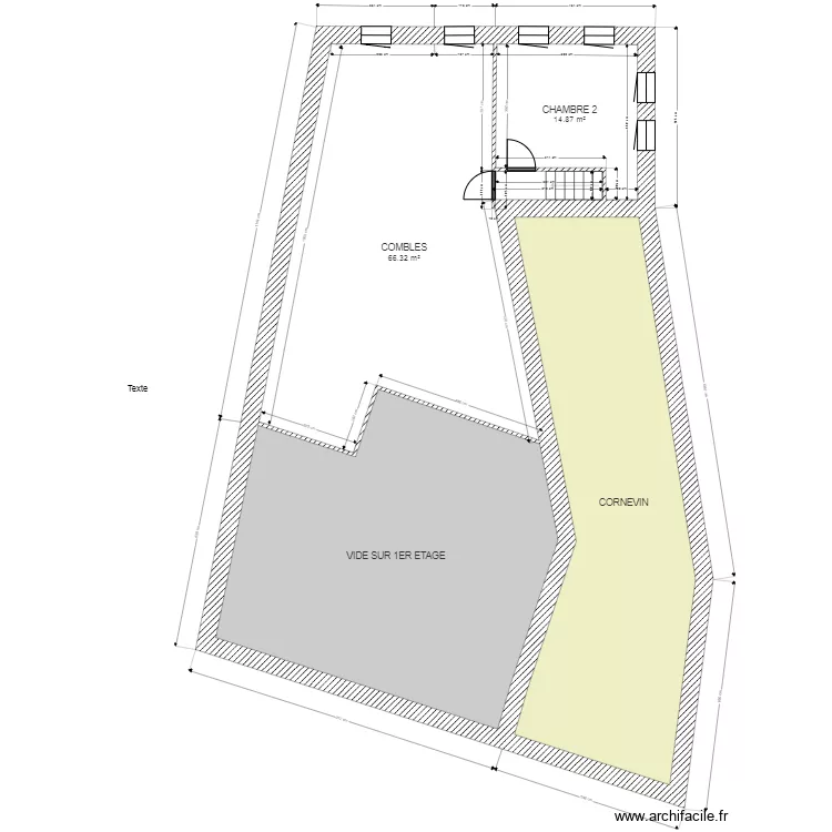 DESGEORGES 2&eacute;me ETAGE. Plan de 