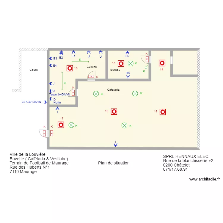 maurage cafet2. Plan de 