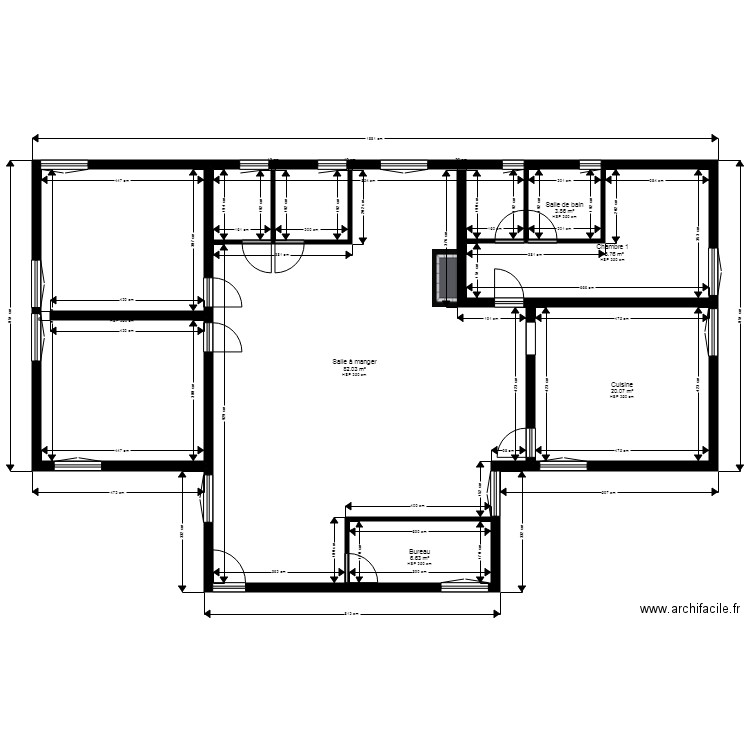 Plan maison. Plan de 0 pièce et 0 m2