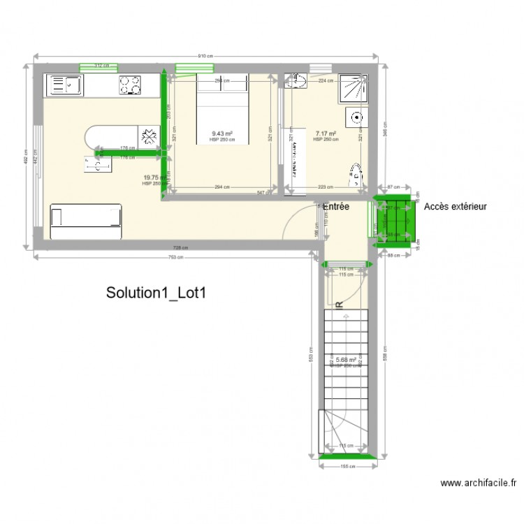 Solution1Lot1. Plan de 0 pièce et 0 m2