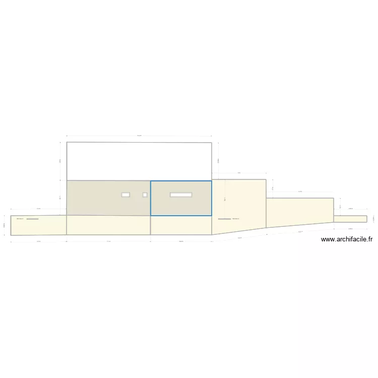 Rambouillet facade ouest new. Plan de Rambouillet facade ouest new. Plan de