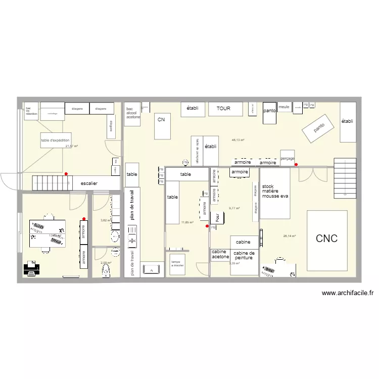 avec cnc. Plan de avec cnc. Plan de