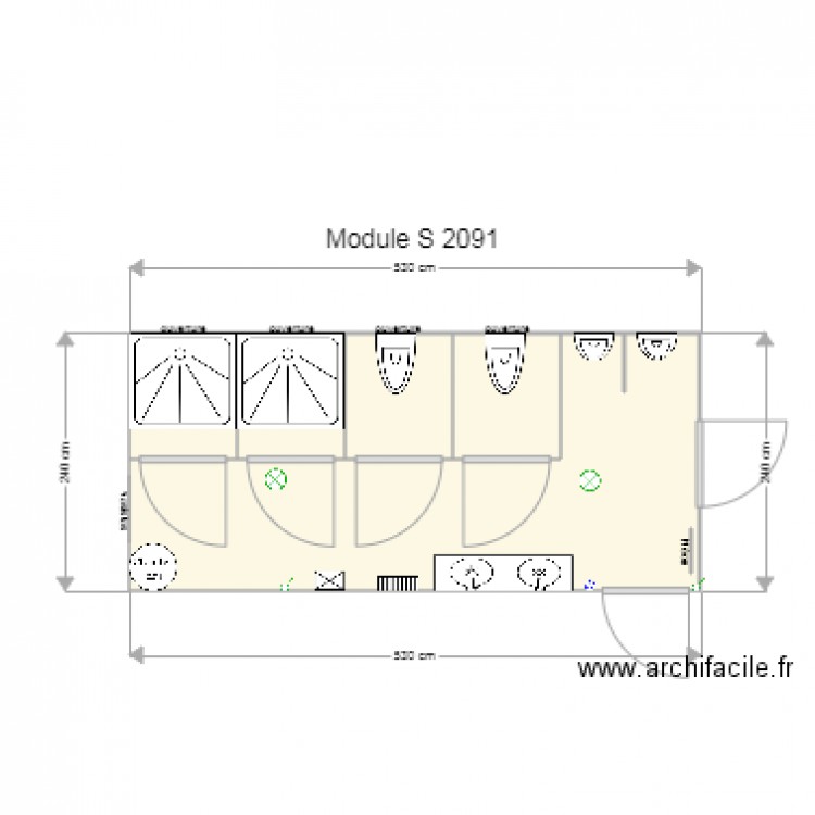 Module S 2091a. Plan de 0 pièce et 0 m2