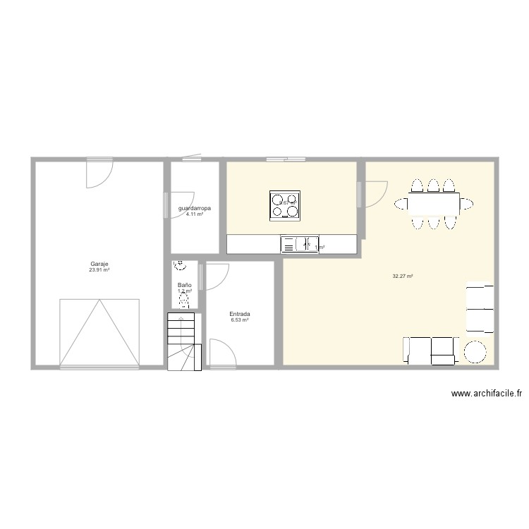 Projet espagnol . Plan de 0 pièce et 0 m2