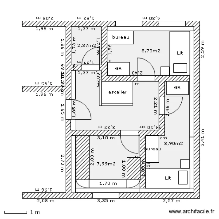 etage partie 2. Plan de etage partie 2. Plan de