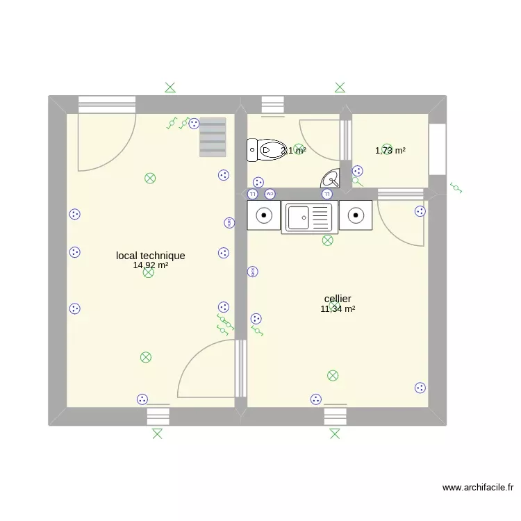 nv plan buanderie LT. Plan de 4 Pièces et 30 m² nv plan buanderie LT. Plan de 4 Pièces et 30 m²