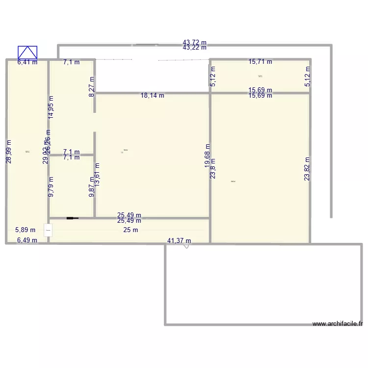 mas. Plan de 4 Pièces et 1271 m² mas. Plan de 4 Pièces et 1271 m²
