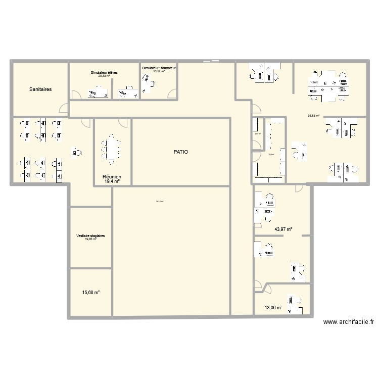 FM vierge Denys. Plan de 0 pièce et 0 m2