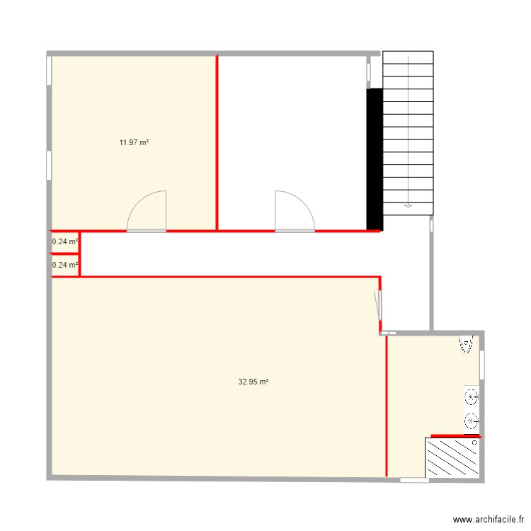 étage. Plan de 0 pièce et 0 m2