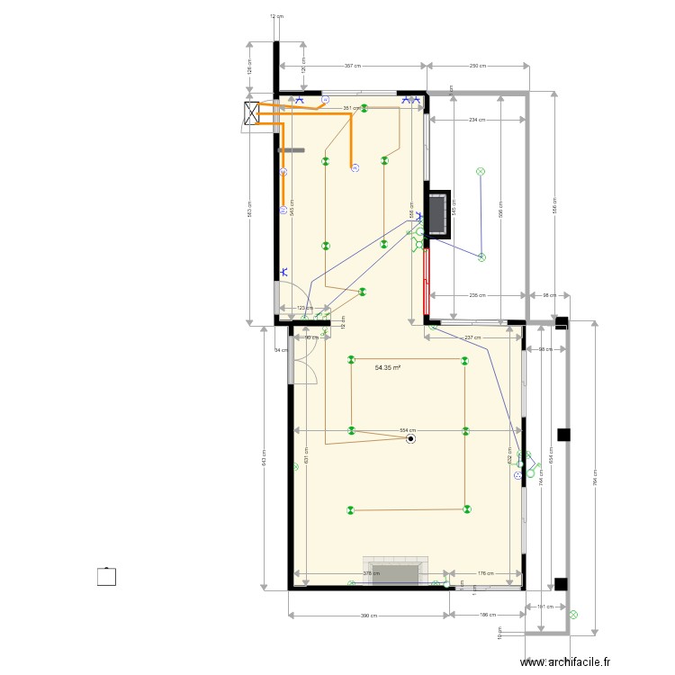 Goldra Maison Cuisine sans meubles. Plan de 0 pièce et 0 m2