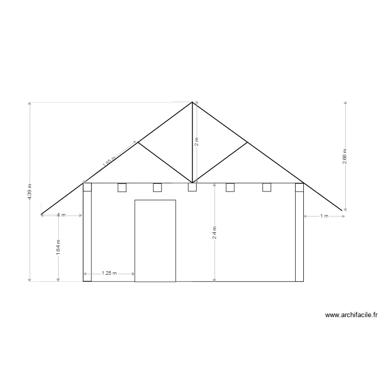 Cabane. Plan de Cabane. Plan de