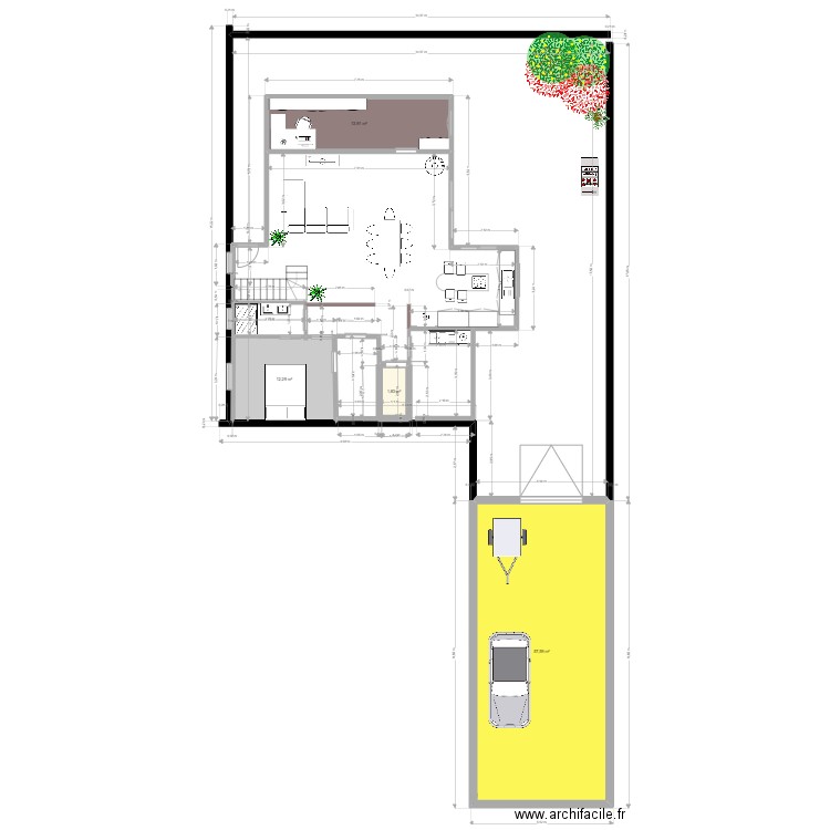 saint servan 2. Plan de 4 pièces et 86 m2