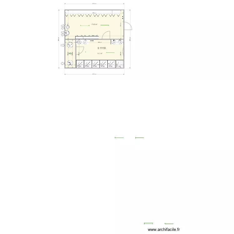Commune Awans. Plan de 