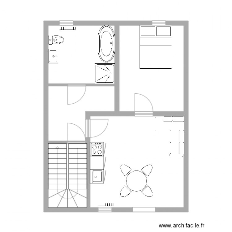 3de verdieping. Plan de 0 pièce et 0 m2