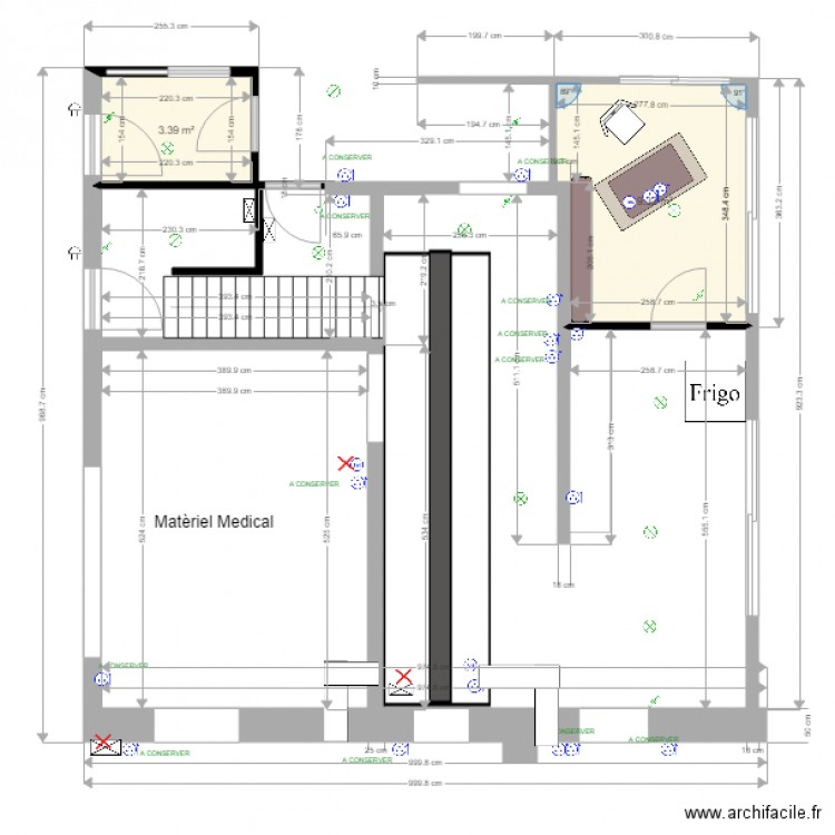 Projet 4 RDC MAD Ortho. Plan de 0 pièce et 0 m2