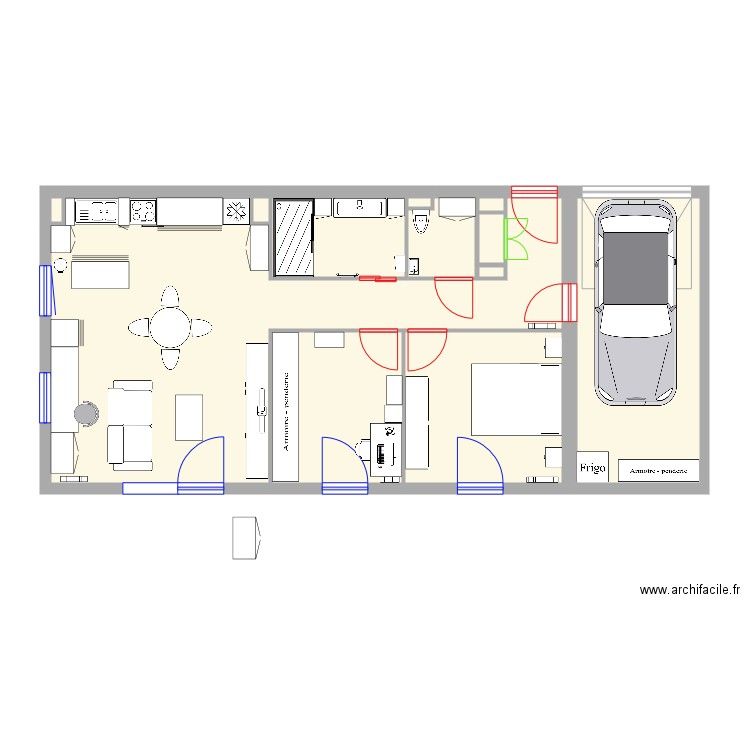 maison houssen. Plan de 0 pièce et 0 m2