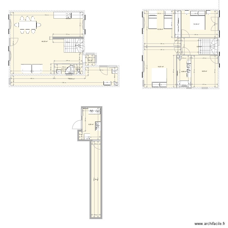 PROJECT MALAK. Plan de 13 pièces et 136 m2