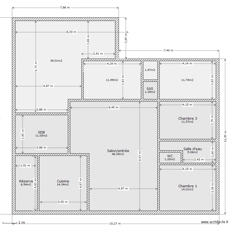 Maison. Plan de 0 pièce et 0 m2