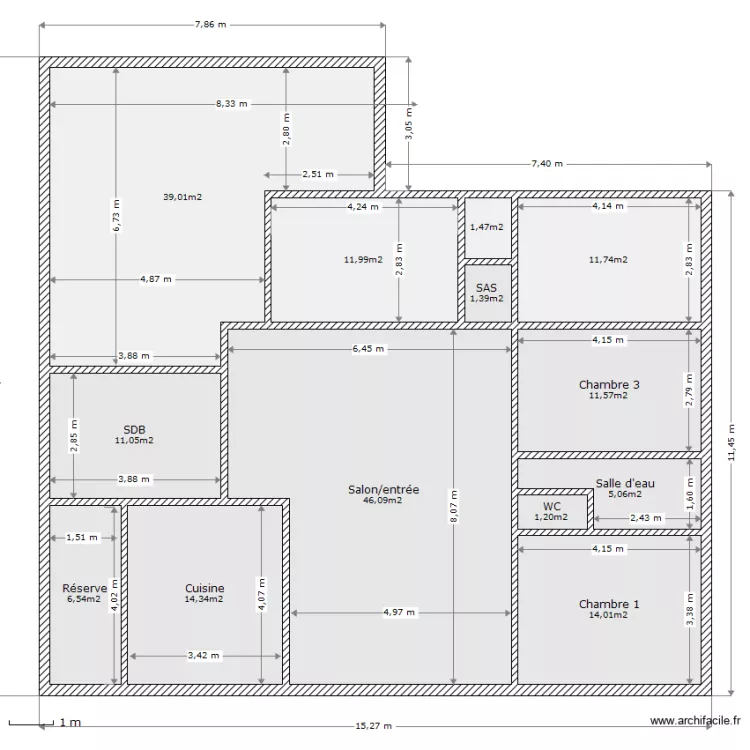 Maison. Plan de Maison. Plan de