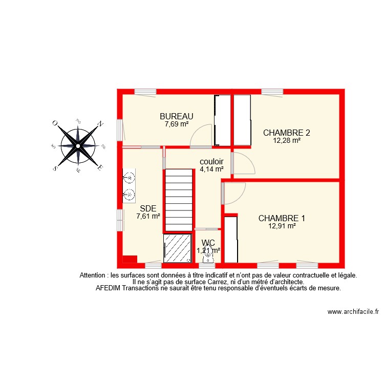 BI 6249 ETAGE 1. Plan de 0 pièce et 0 m2