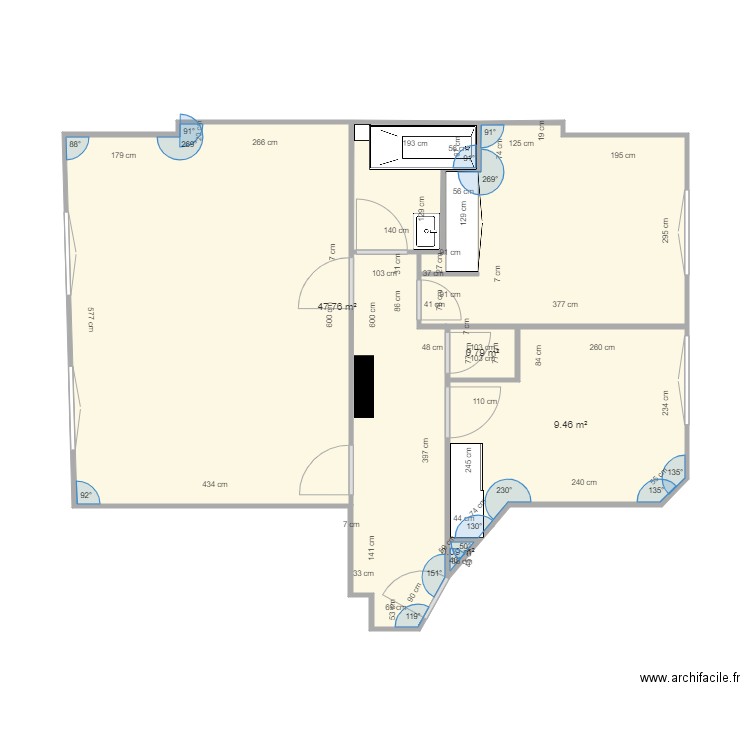 Appartement AD2. Plan de 0 pièce et 0 m2