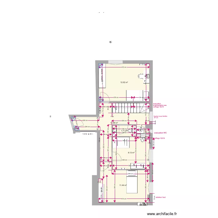 plan 1 vierge 2eme etage. Plan de 